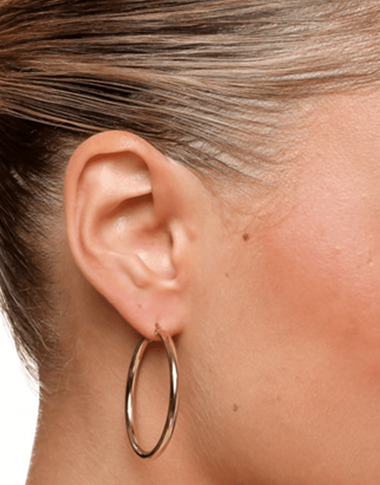 Gouden Grote Ronde Ring - Oorbellen - Olivia & Kate