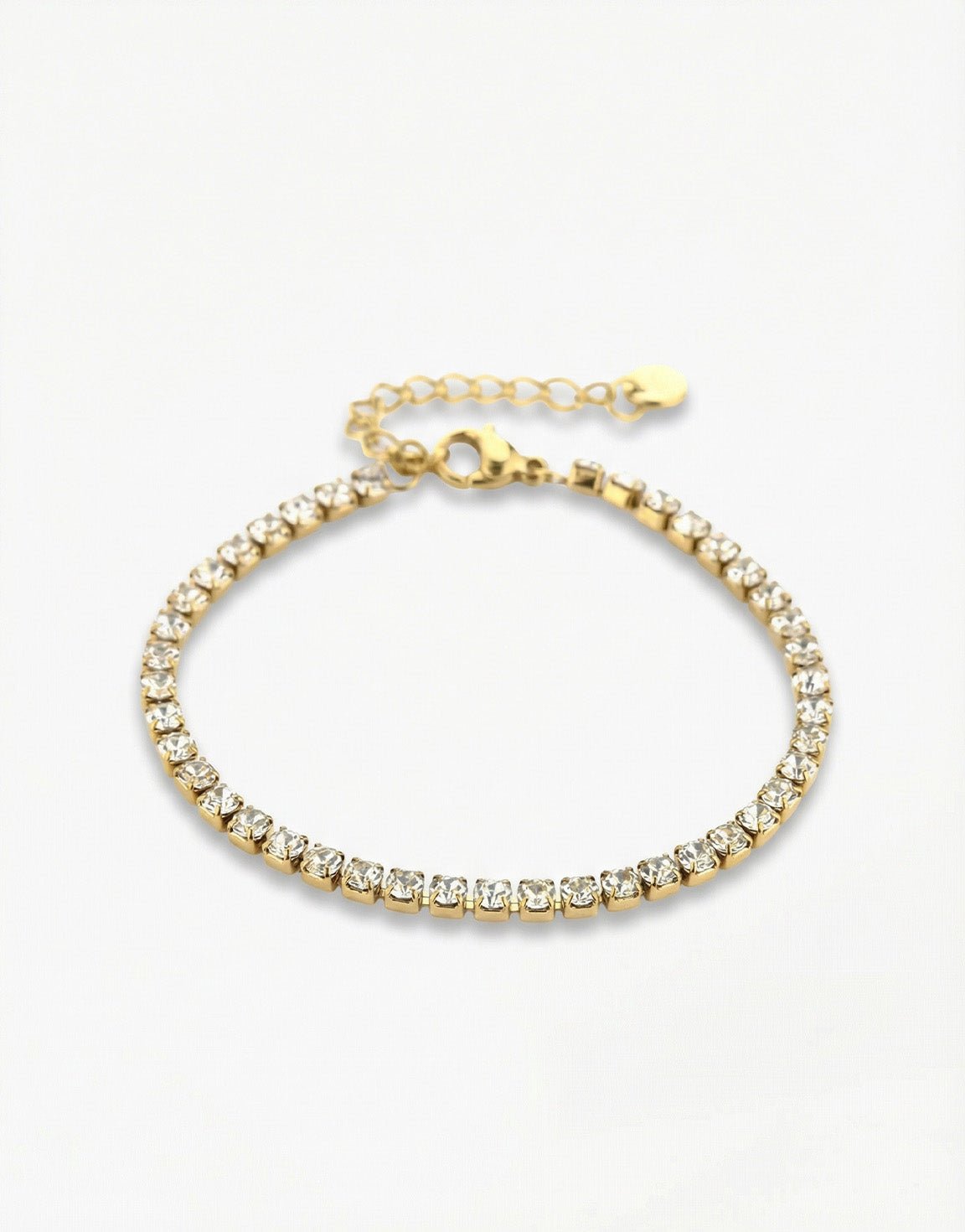 Golden Big Tennis - Bracelet - Olivia & Kate