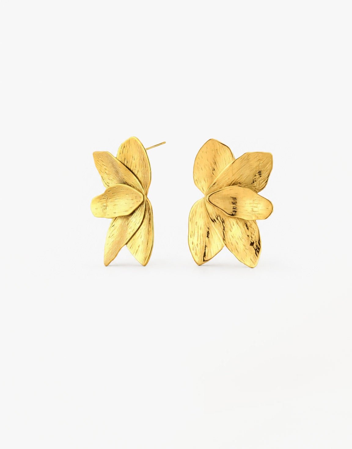 Gouden Iconic Bloemen - Oorbellen - Olivia & Kate