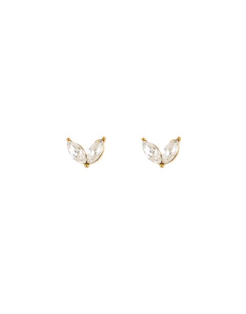 Gouden Klassieke Zirkonia Studs - Oorbellen - Olivia & Kate