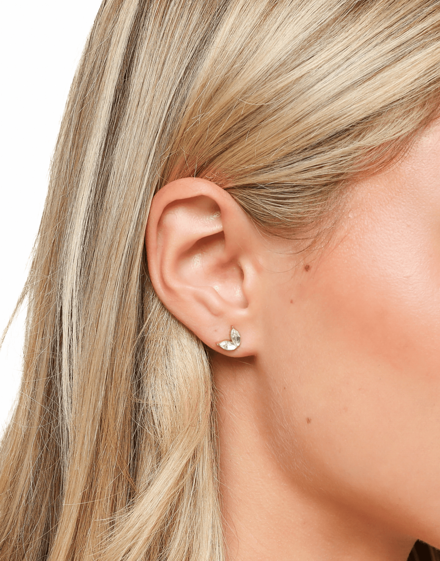 Gouden Klassieke Zirkonia Studs - Oorbellen - Olivia & Kate
