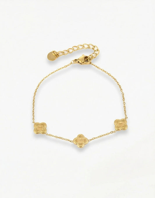 Gouden Klaver - Armband - Olivia & Kate