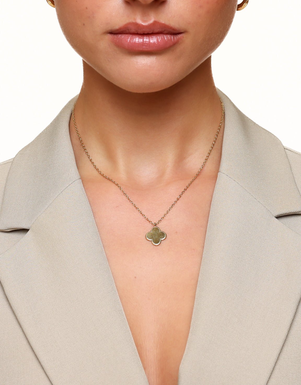 Gouden Klaver - Ketting - Olivia & Kate