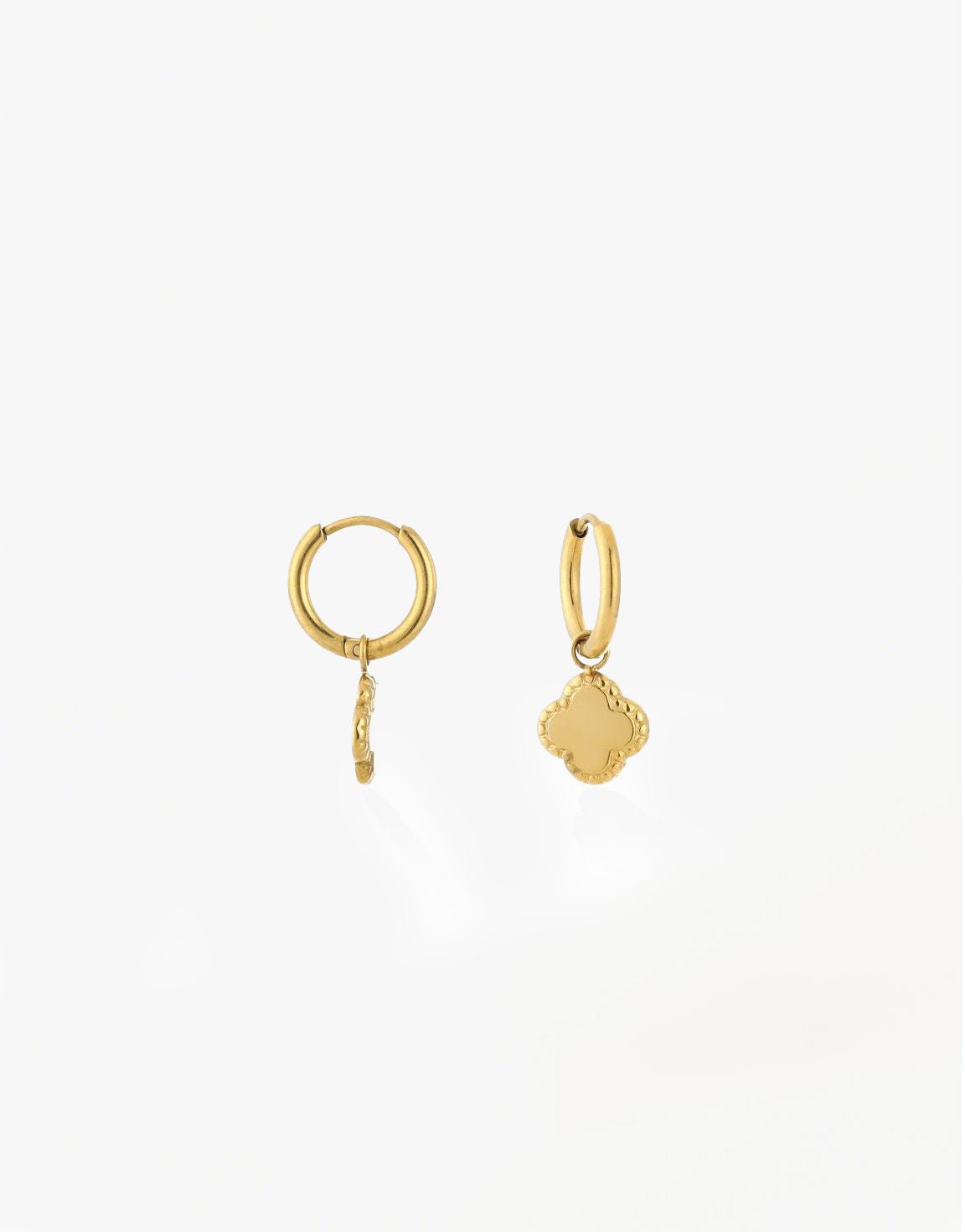 Gouden Klaver - Oorbellen - Olivia & Kate