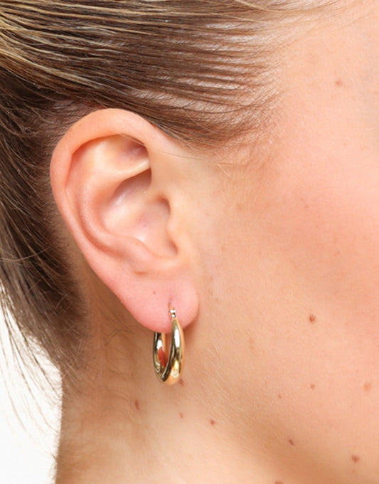 Gouden Kleine Creolen - Oorbellen - Olivia & Kate