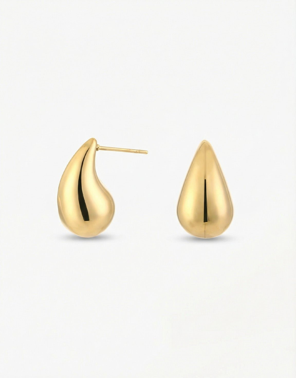 Gold Small Drop - Earrings - Olivia & Kate