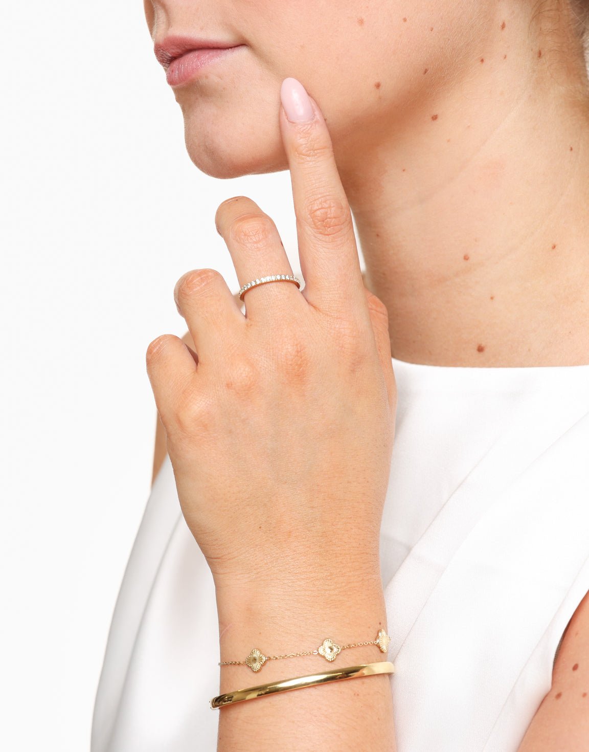 Gouden Kristallen - Ring - Olivia & Kate