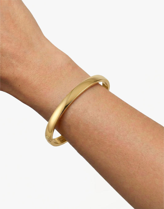 Gouden Medium Bangle - Armband - Olivia & Kate