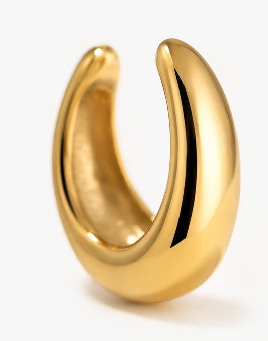 Gouden Middel Basic - Ear Cuff - Olivia & Kate