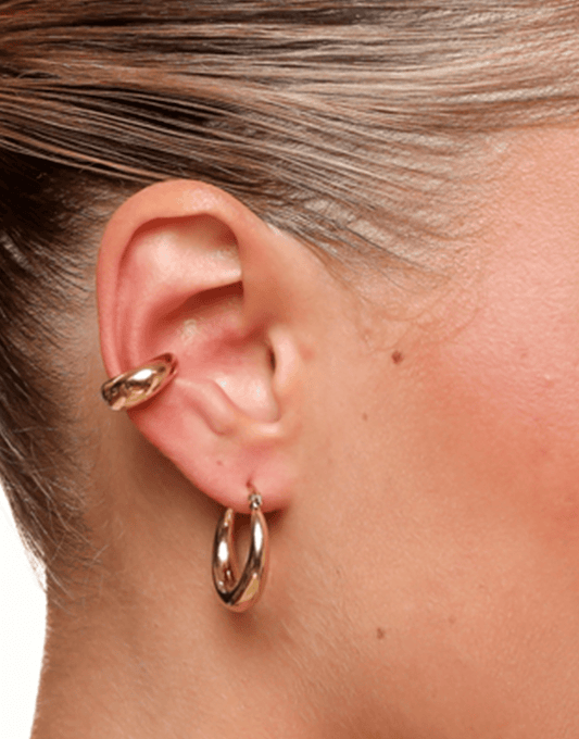 Gouden Middel Basic - Ear Cuff - Olivia & Kate