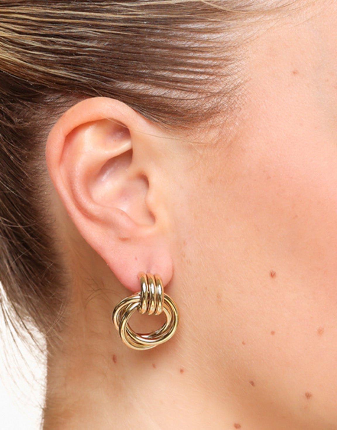 Gouden Opvallende Ring - Oorbellen - Olivia & Kate