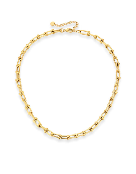 Gouden Schakel Detail - Ketting - Olivia & Kate