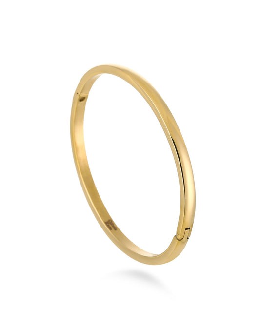 Gouden Smalle Bangle - Armband - Olivia & Kate