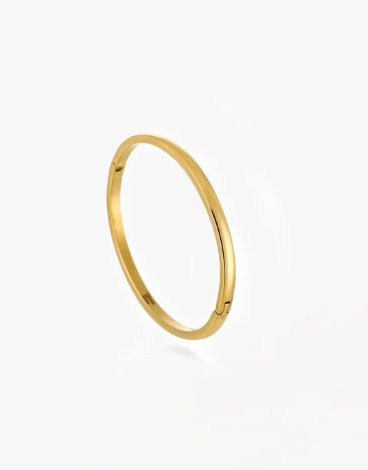 Gouden Smalle Bangle - Armband - Olivia & Kate