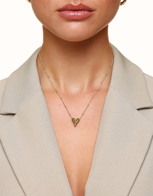 Gouden Statement Hartjes - Ketting - Olivia & Kate