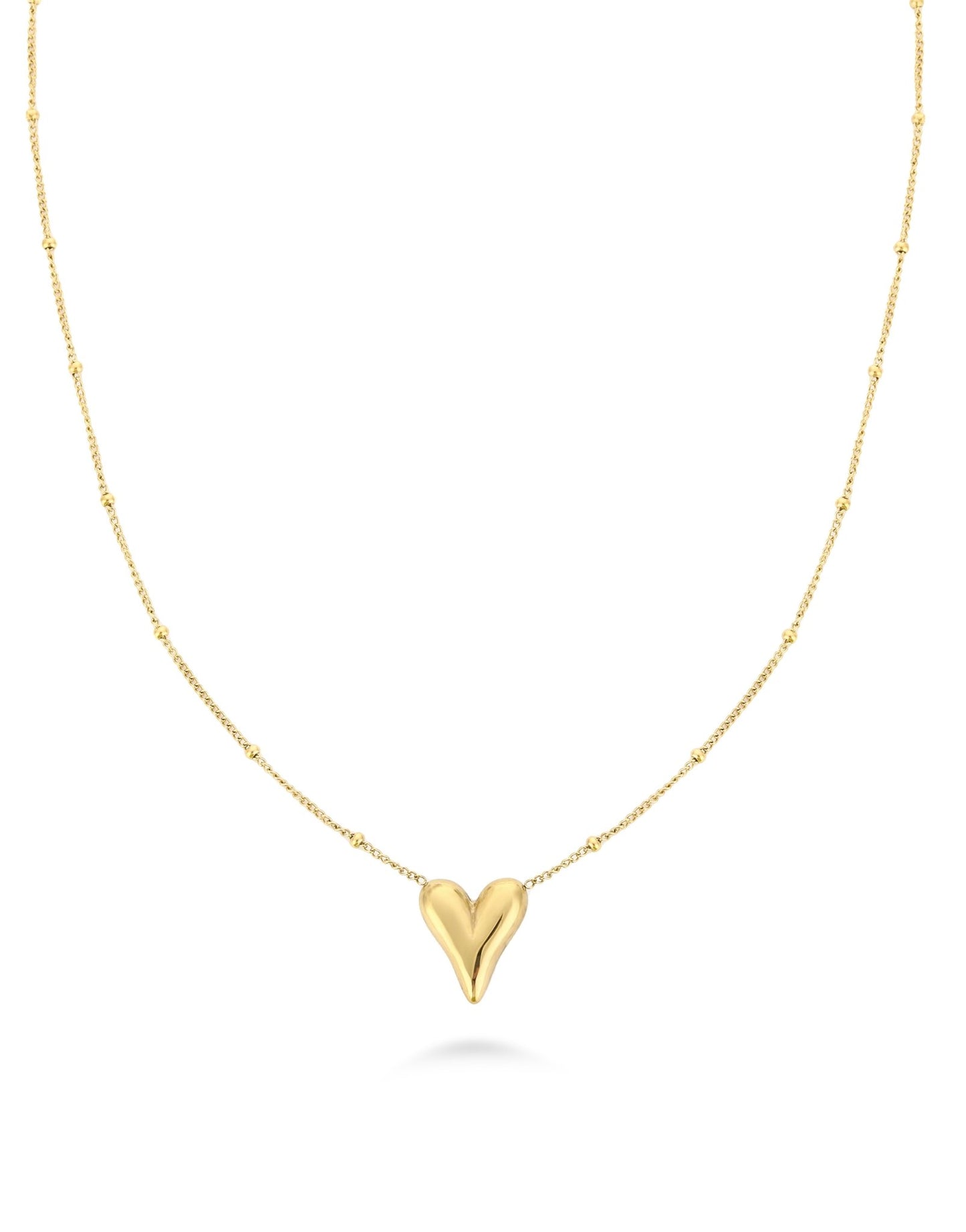 Gouden Statement Hartjes - Ketting - Olivia & Kate