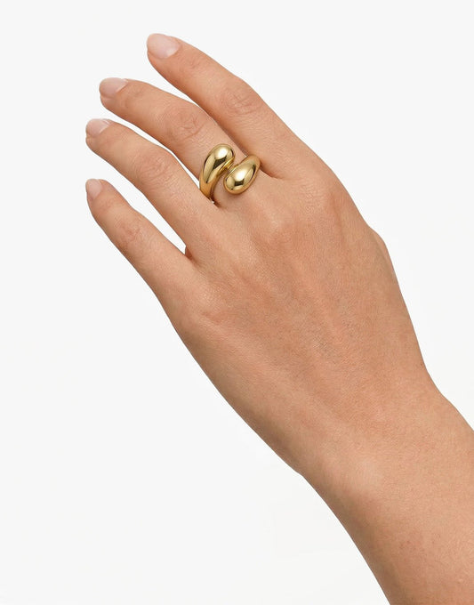 Gouden Statement - Ring - Olivia & Kate