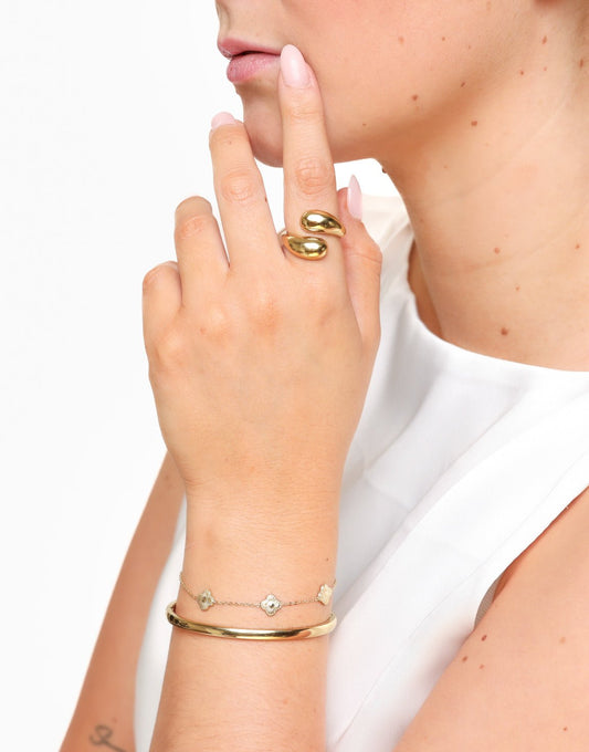 Gouden Statement Verstelbare - Ring - Olivia & Kate