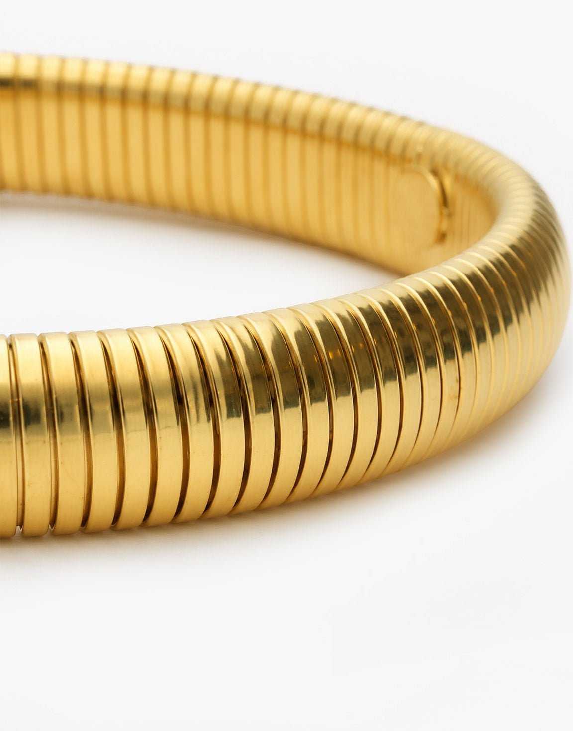 Gouden Stretchy Ronde - Armband - Olivia & Kate
