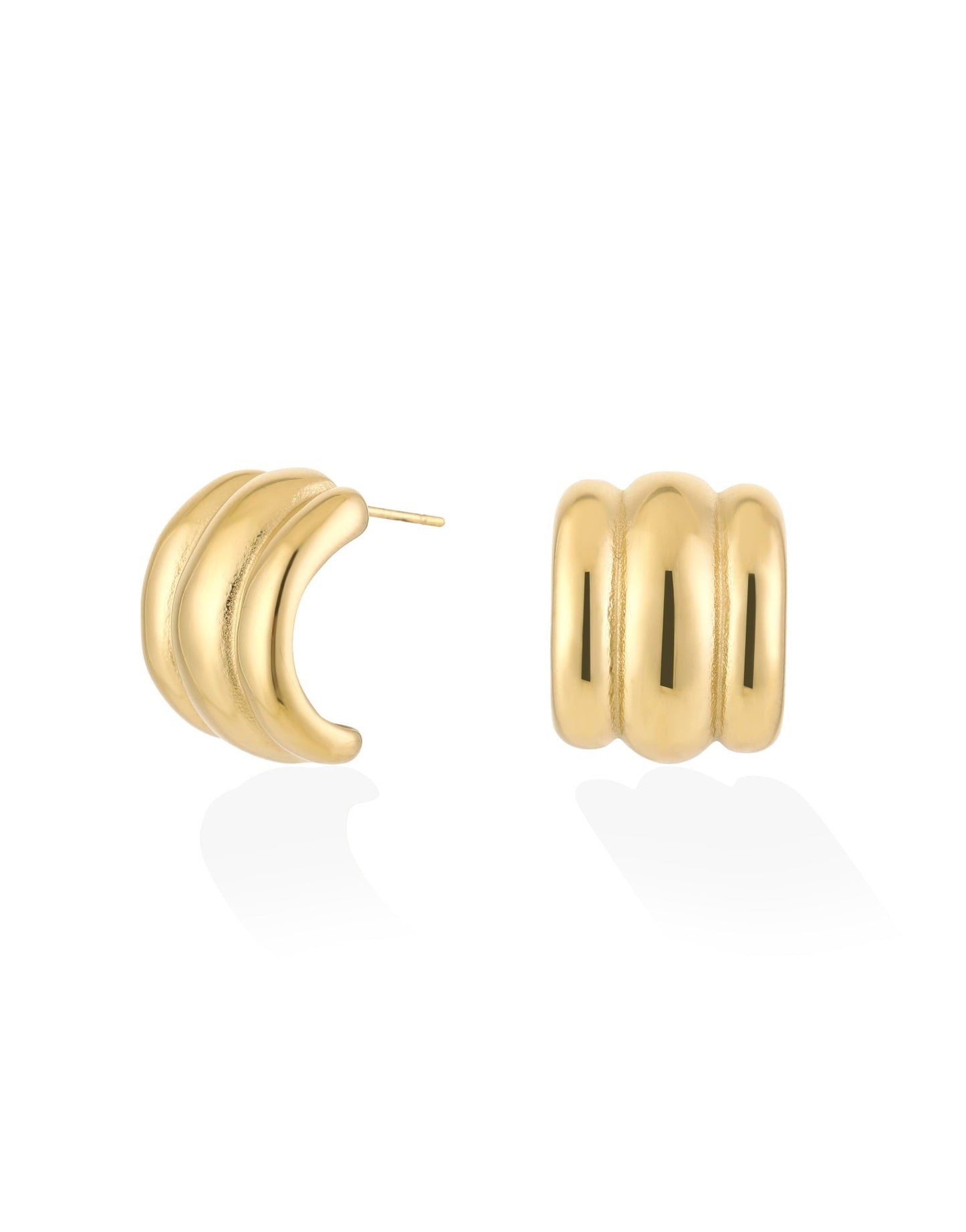 Gouden Triple Statement - Oorbellen - Olivia & Kate