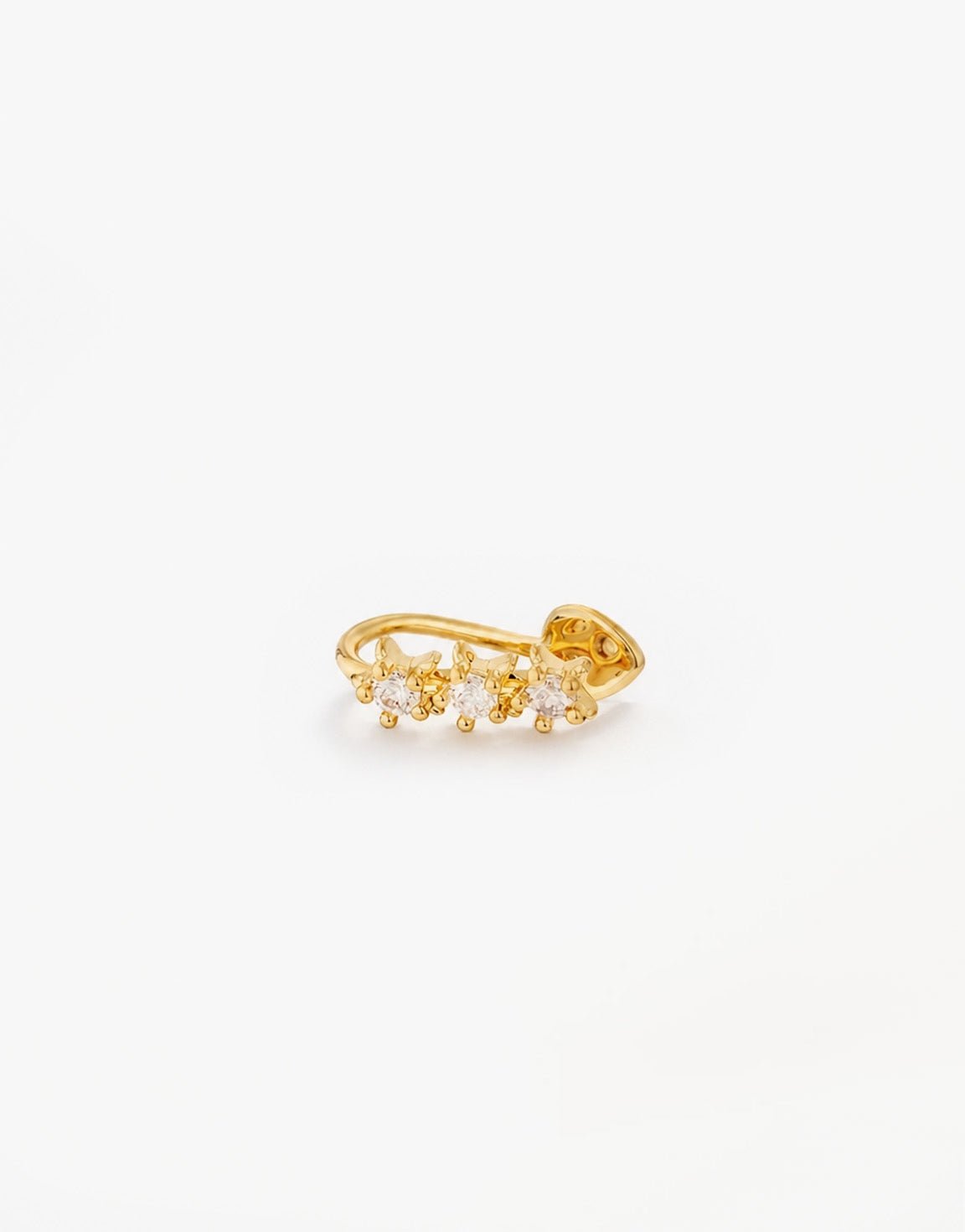 Gouden Zirkonia Sterren - Ear Cuff - Olivia & Kate