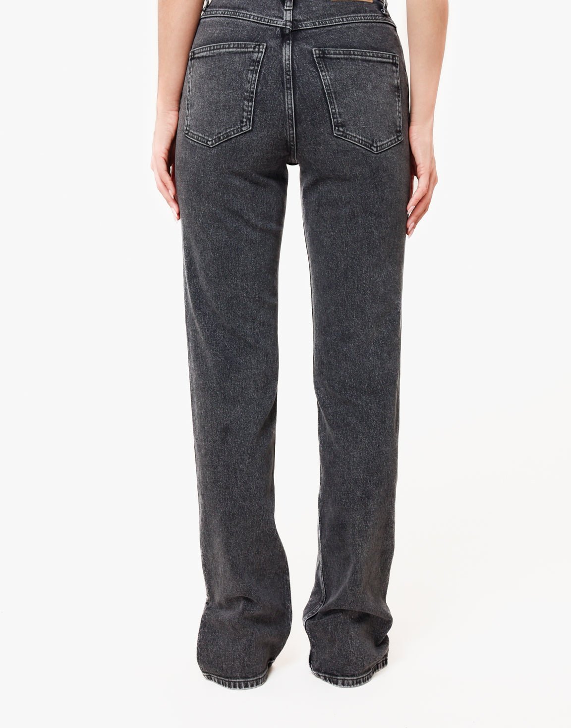 Grijze Rechte - Spijkerbroek - Olivia & Kate