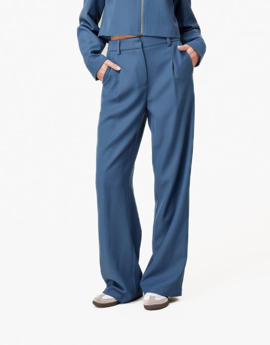 Jeansblauwe Luxe Studio Rits - Set - Olivia & Kate