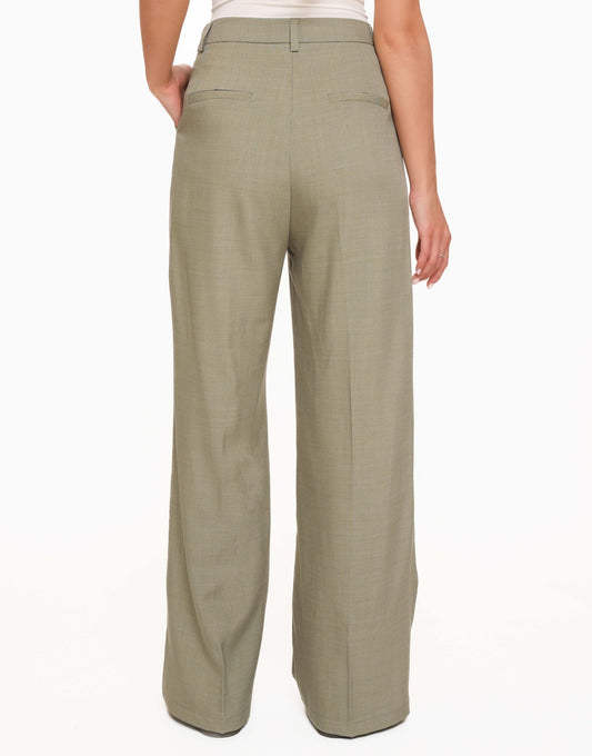 Khaki Elegante - Trousers - Olivia & Kate