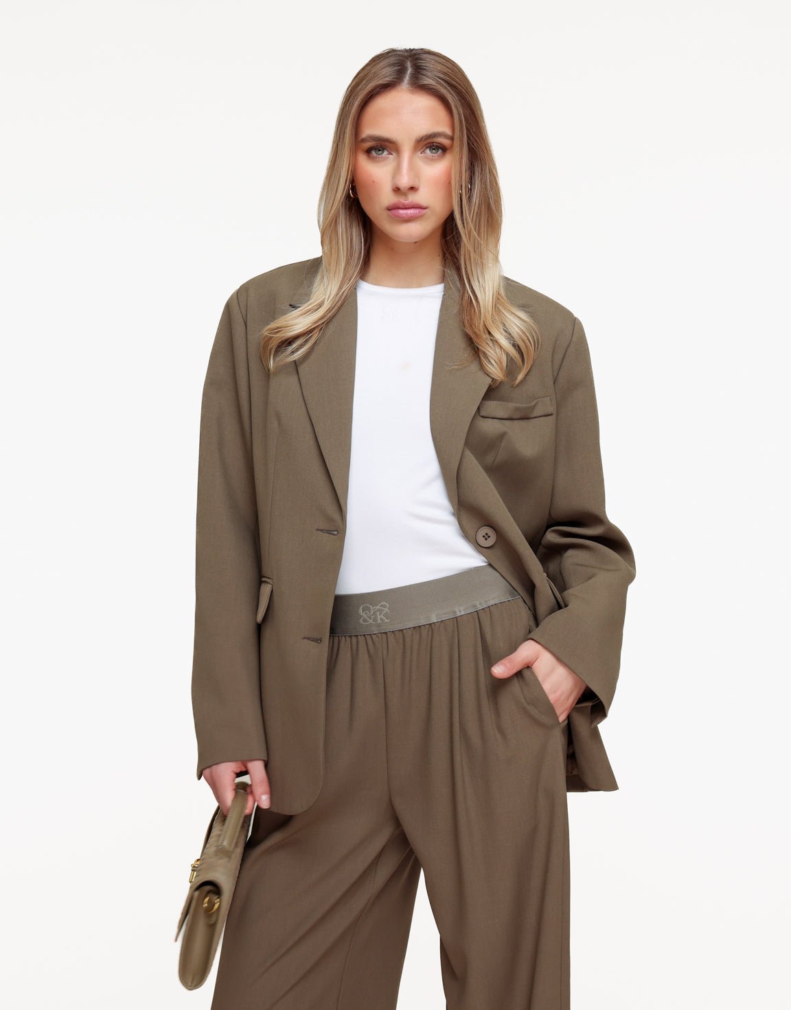 Khaki Rechte O&K - Set - Olivia & Kate