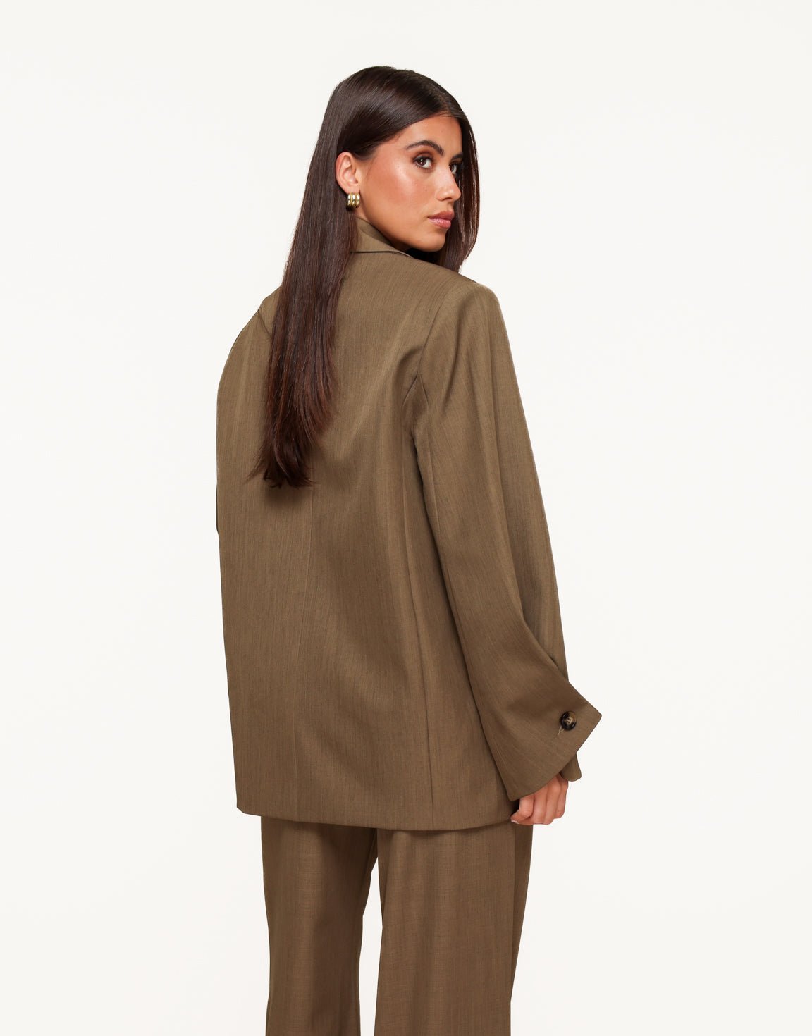 Khaki Wijde Classic Oversized - Set - Olivia & Kate