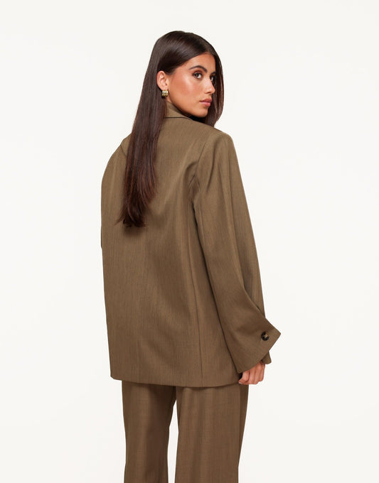Khaki Wijde Classic Oversized - Set - Olivia & Kate
