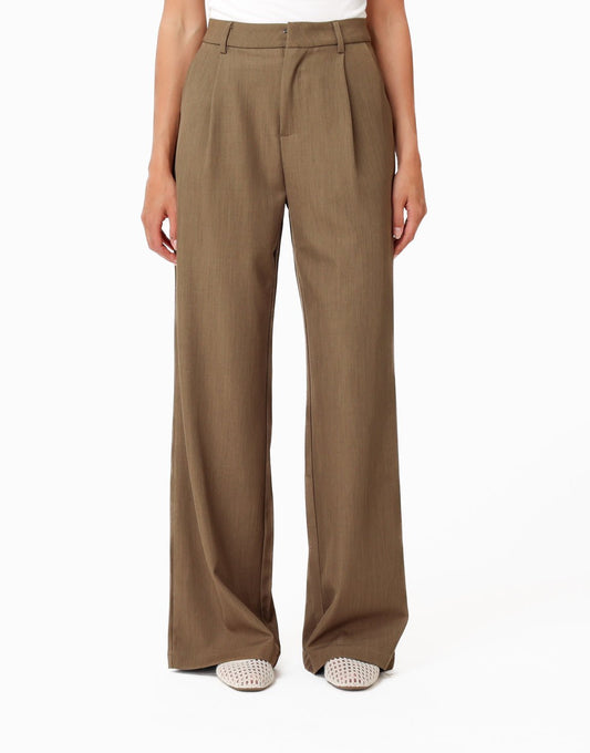 Khaki Wide Classic - Trousers