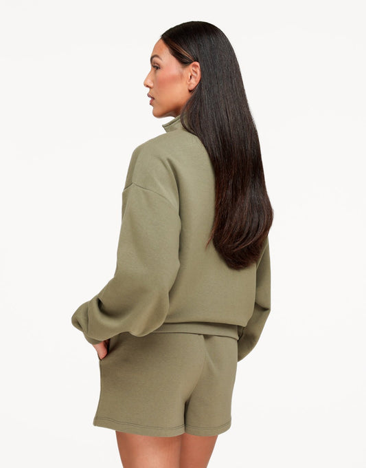 Khaki Wijde Hoge Kraag The Sport Edit - Set - Olivia & Kate