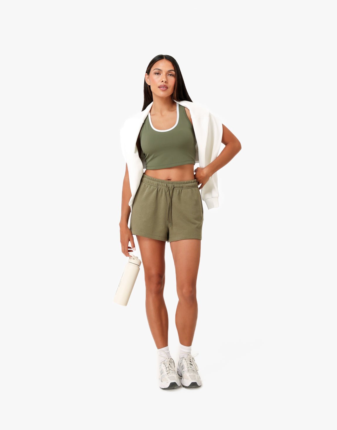 Khaki Wijde The Sport Edit - Short - Olivia & Kate