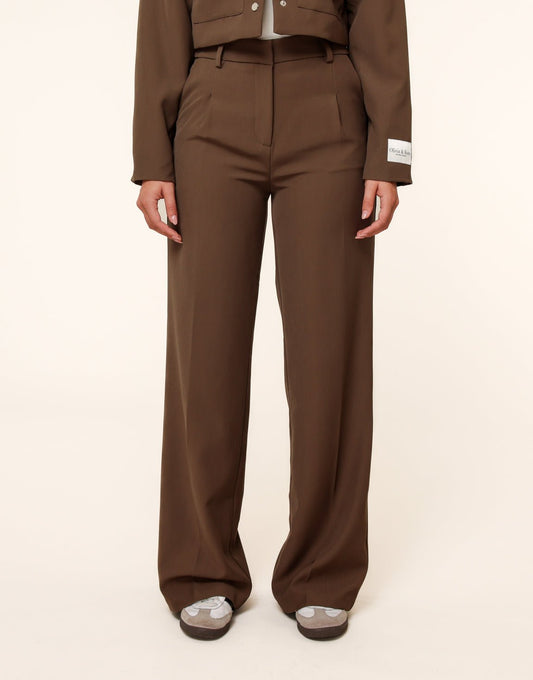 Licht Khaki Studio Cropped - Set - Olivia & Kate