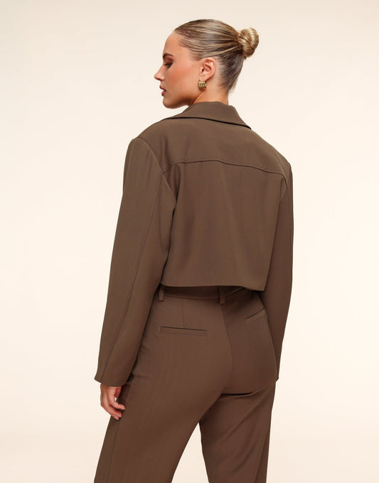 Licht Khaki Studio Cropped - Set - Olivia & Kate