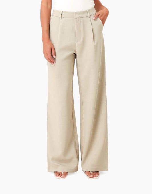 Licht Taupe Getailleerde LS Luxe - Set - Olivia & Kate