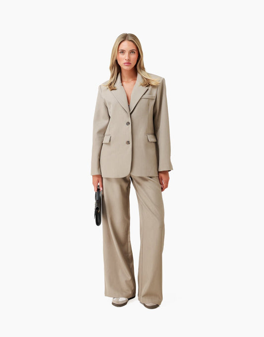 Licht Taupe Oversized Pasvorm - Set - Olivia & Kate