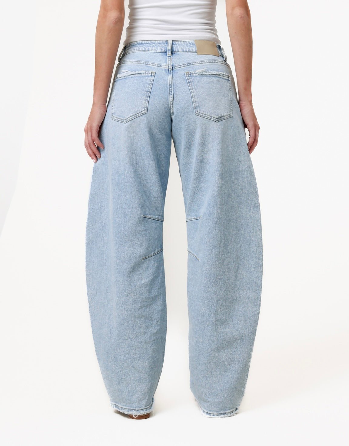 Lichtblauwe Ballon - Spijkerbroek - Olivia & Kate