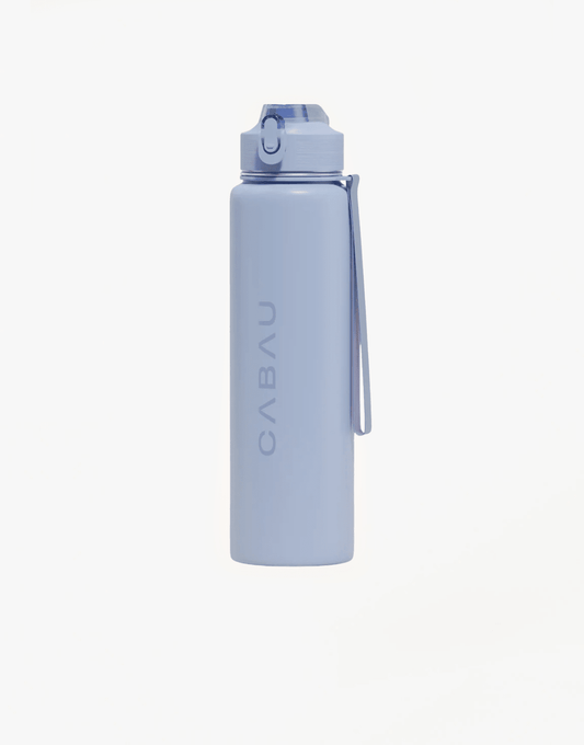 Lichtblauwe Cabau Stainless Steel - Waterfles - Olivia & Kate