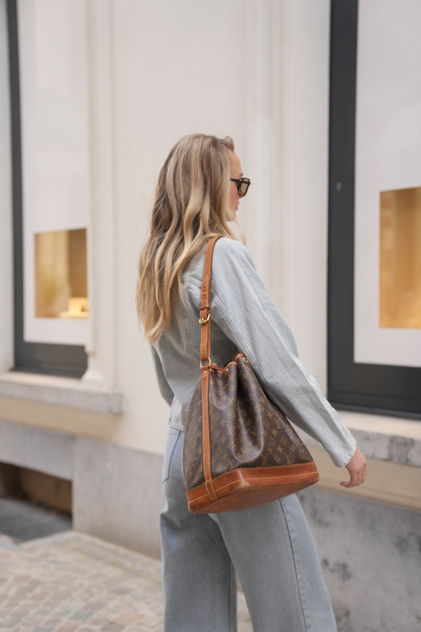 Lichtblauwe Denim Edit Wijde - Spijkerbroek - Olivia & Kate