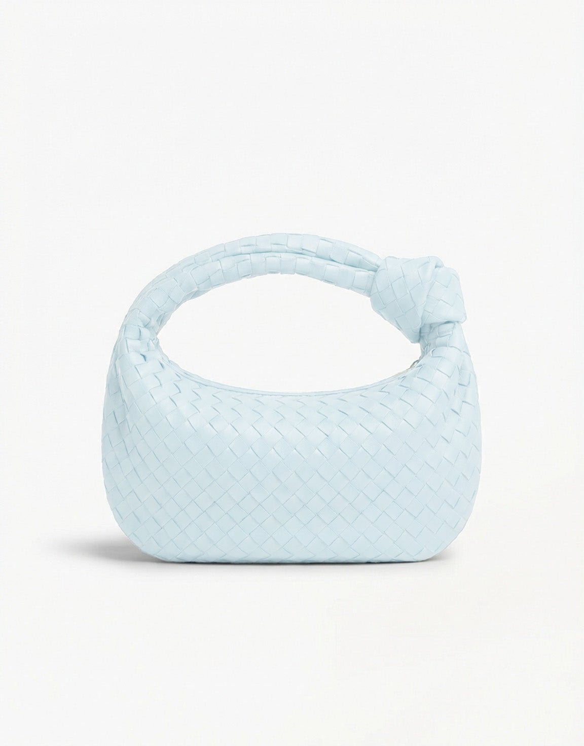 Light Blue Medium Braided - Bag - Olivia & Kate