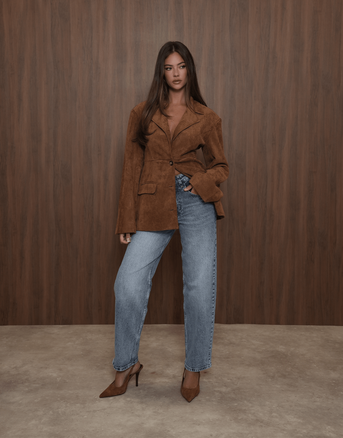 Lichtblauwe Rechte Baggy - Spijkerbroek - Olivia & Kate