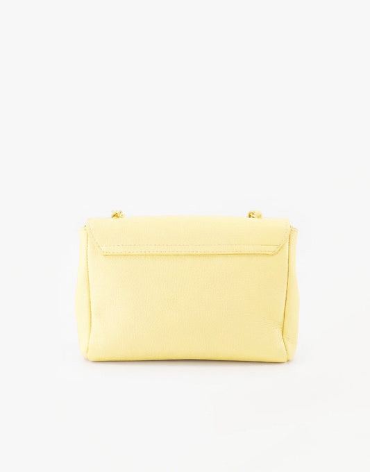 Lichtgele Leren Crossbody - Tas - Olivia & Kate