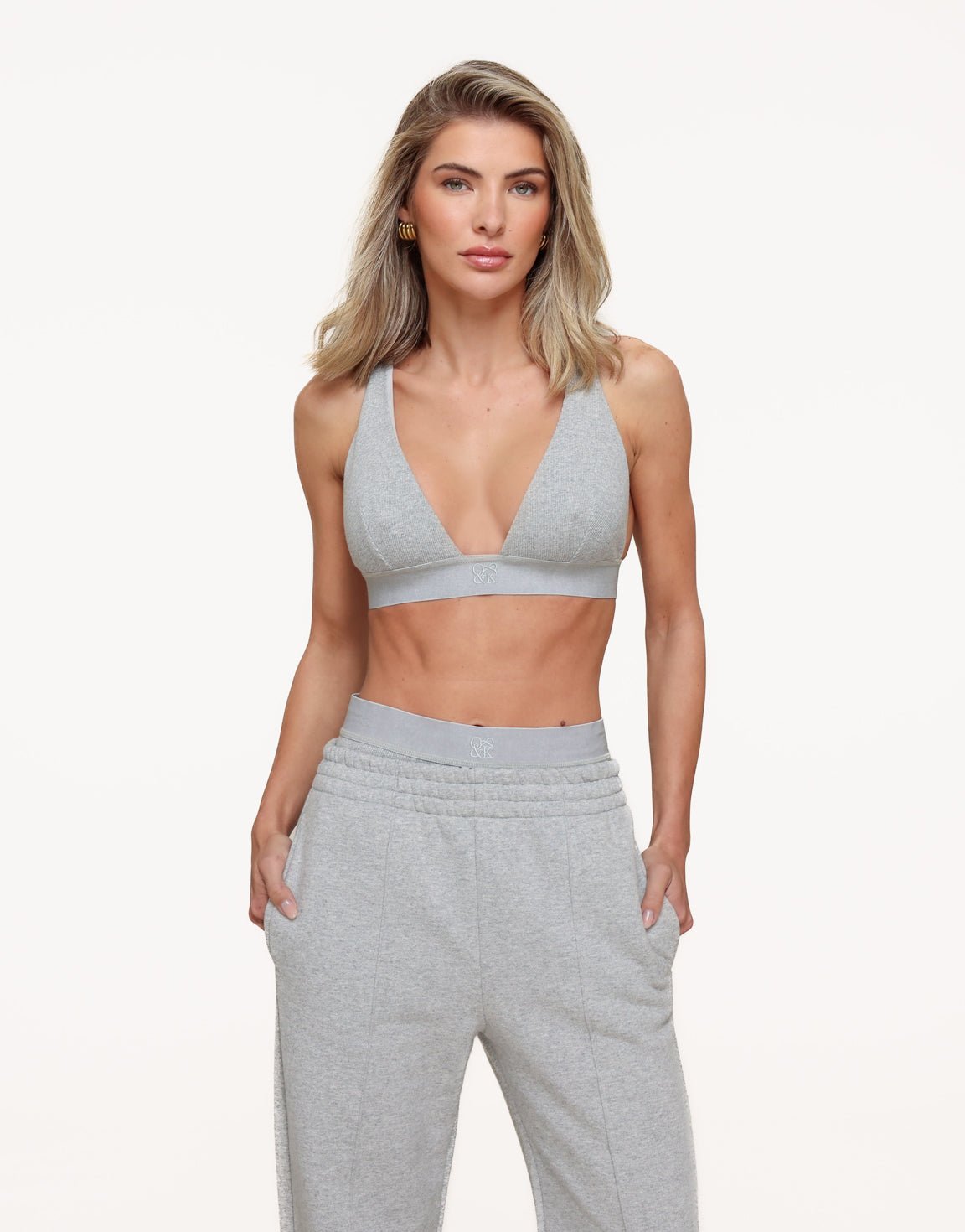 Lichtgrijze Lage - Bralette - Olivia & Kate