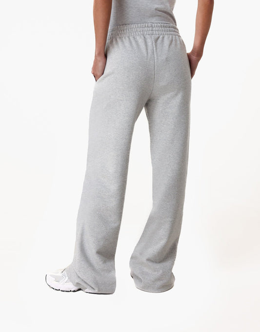 Lichtgrijze Wijde Naden Jogging - Broek - Olivia & Kate
