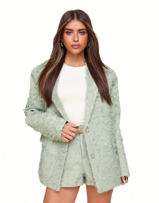 Lichtgroene Gedetailleerde - Short - Olivia & Kate