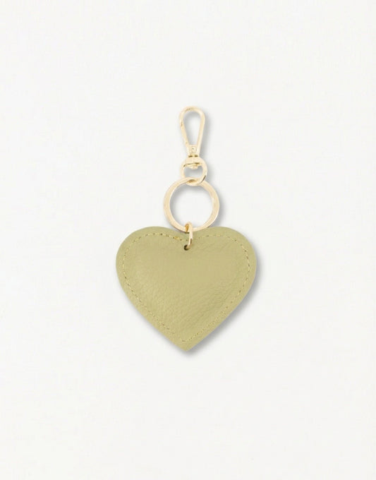 Lichtgroene Hartjes - Sleutelhanger - Olivia & Kate
