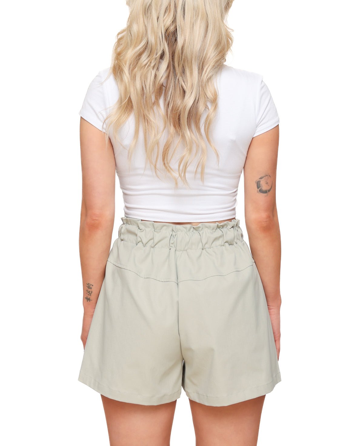 Lichtgroene Wijde - Short - Olivia & Kate