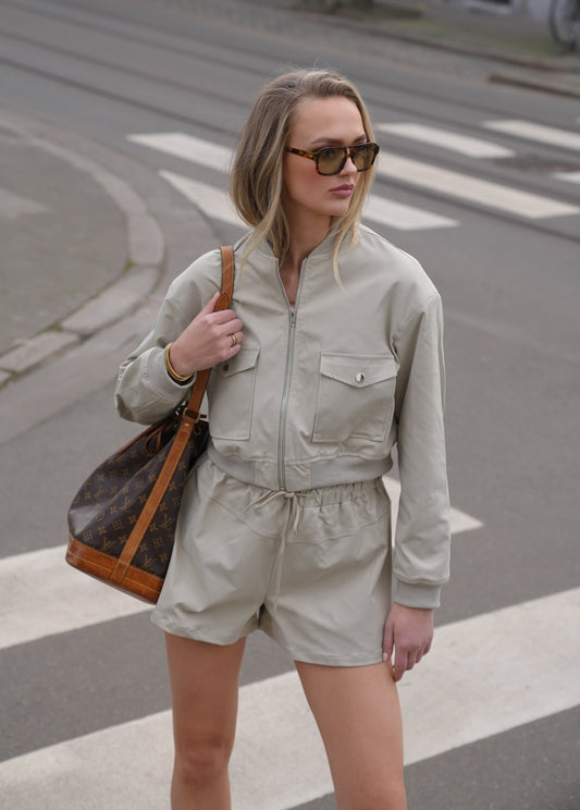 Lichtgroene Wijde - Short - Olivia & Kate